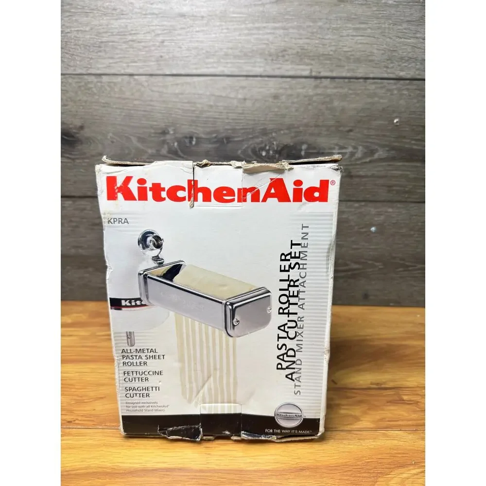 Kitchenaid 3 Piece Pasta Roller and Cutter Attachment KPRA Stand Mixer Italy